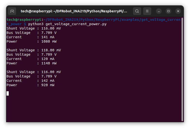 python3 get_voltage_current_power.py